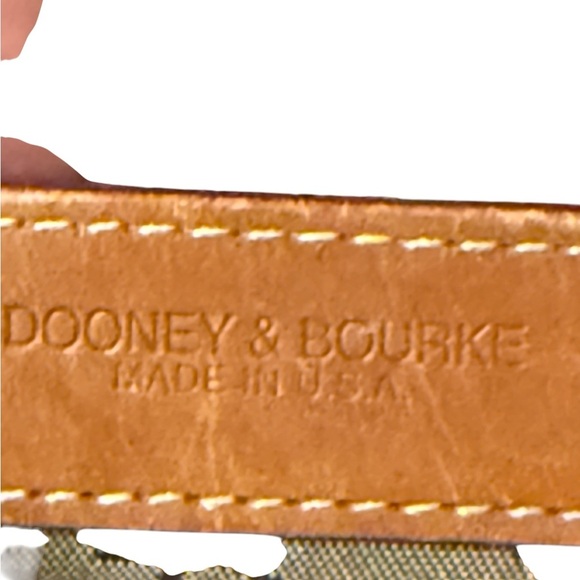 Dooney & Bourke Monogrammed Canvas/Leather Shoulder Bucket
Bag Brown/Tan - Picture 14 of 16